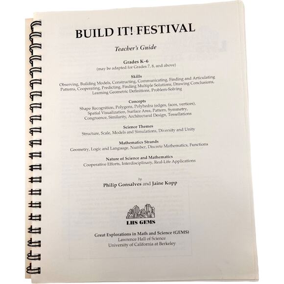 Build It! Festival Teachers Guide Book - Picture 2 of 3